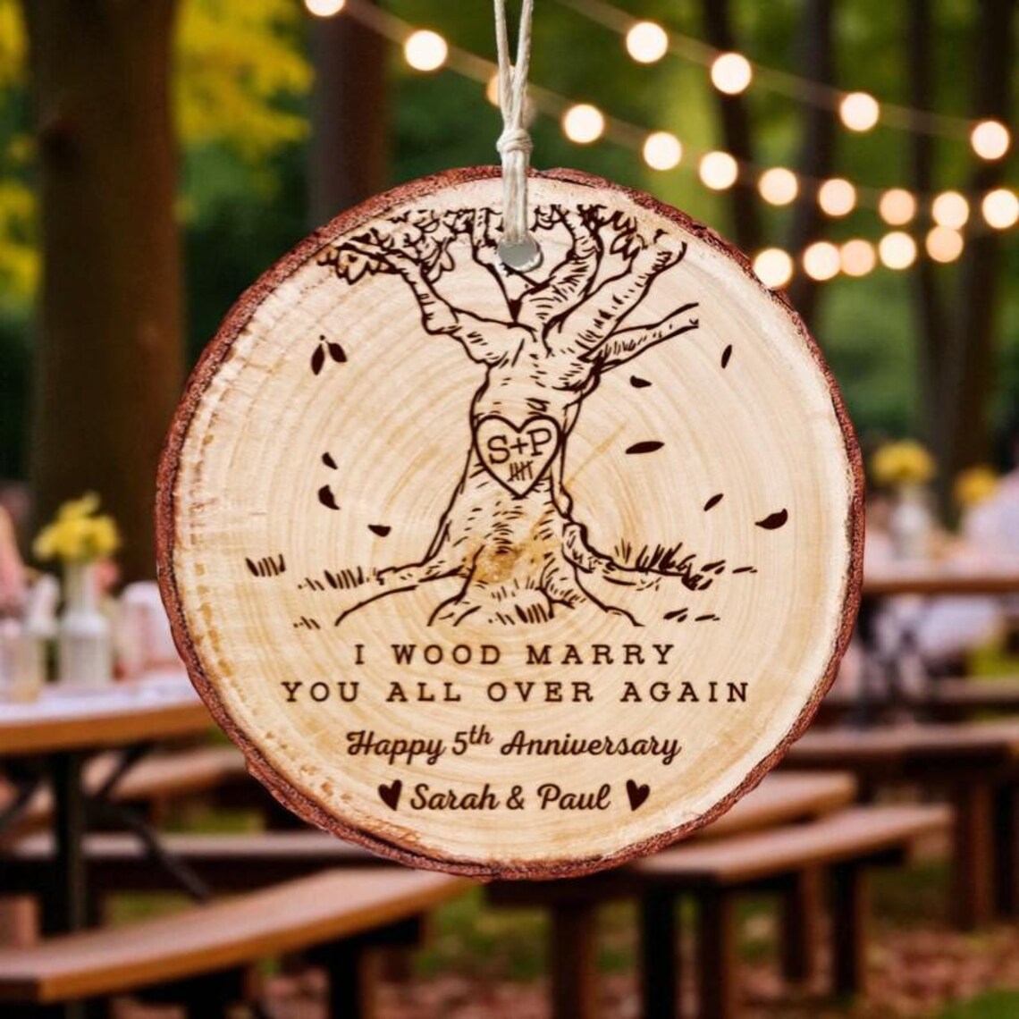 Celebrate Your 5th "Wood" Anniversary with a Gift as Unique as Your Love Story